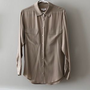Equipment nude signature shirt